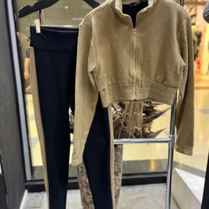 Conjunto Calça Montaria e Jaqueta Bomber Felpa